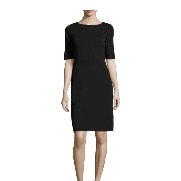 Lafayette 148 New York Dresses & Skirts - Lafayette 148 asymmetric seam Punto Milano  sheath dress Sz M